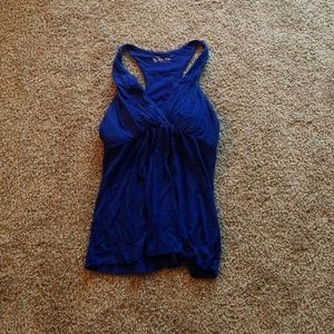 Blue Bra Top Tank
